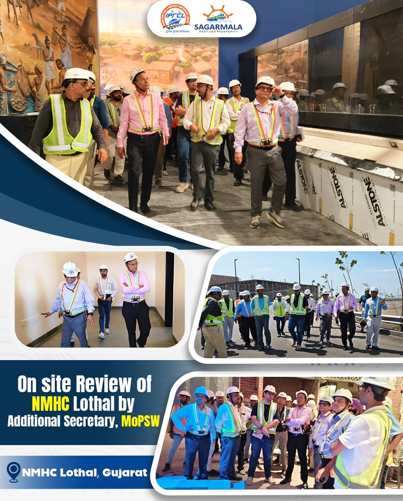 Shipping Additional Secretary Mukesh Mangal visits NMHC